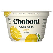 Chobani Lemon Blended Greek Yogurt, 5.3 oz, 5.3 Ounce