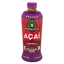 Sambazon Organic Açai Energy with Yerba Mate & Guaraná, Super Food Juice Blend, 32 Fluid ounce