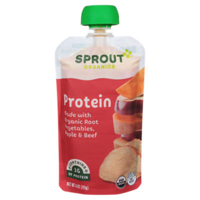 Sprout Organics Protein Baby Food, 8 Months and Up, 4 oz