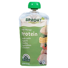 Sprout Creamy Vegetables with Chicken Stage 3 8 Months & Up, Organic Baby Food, 4 Ounce