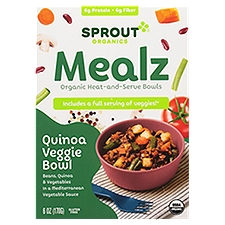 Sprout Organics Mealz Quinoa Veggie Bowl, 6 oz