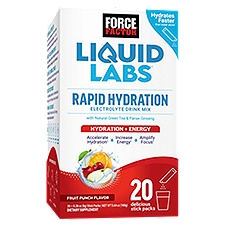 Liquid Labs Energy, Fruit Punch, 20ct