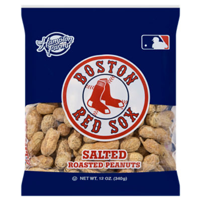 Hampton Farms Boston Red Sox Salted Roasted Peanuts, 12 oz