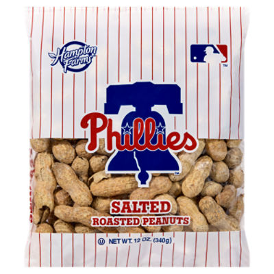Hampton Farms Phillies Salted Roasted Peanuts, 12 oz, 12 Ounce