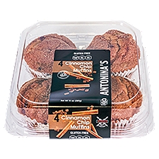 Antonina's Cinnamon Chip Muffins, 4 count, 14 oz