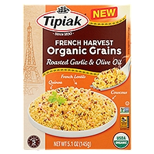 Tipiak Roasted Garlic & Olive Oil French Harvest Organic Grains, 5.1 oz