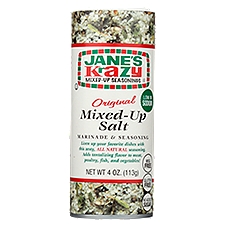Jane's Krazy Original Mixed-Up Salt Marinade & Seasoning, 4 oz, 4 Ounce