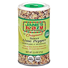 Jane's Krazy Original, Sweet Lime Pepper, 2.5 Ounce
