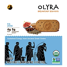 Olyra Fig Anise Breakfast Biscuits, 1.32 oz, 4 count
