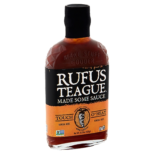 Rufus Teague Touch O' Heat BBQ Sauce, 15.25 oz