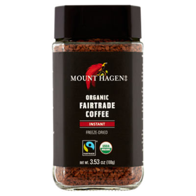 Mount Hagen Organic Fairtrade Instant Coffee, 3.53 oz