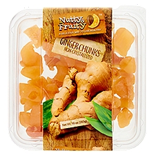 Nutty & Fruity Non-Crystallized Ginger Chunks, 10 oz