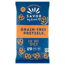 Savor by Suzie Grain-Free Lil' Bit Spicy Pretzels, 5 oz