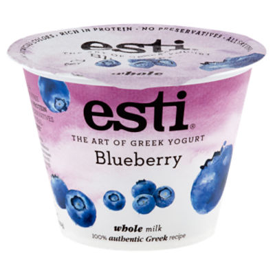 Esti Blueberry Whole Milk Greek Yogurt, 5.3 oz