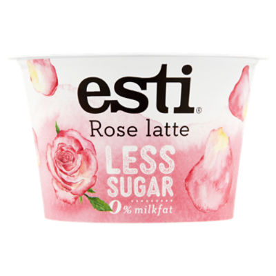 Esti Less Sugar Rose Latte Yogurt, 5.3 oz