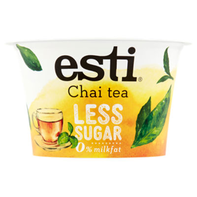 Esti Less Sugar Chai Tea Yogurt, 5.3 oz