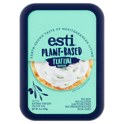 Esti Plant-Based Aquafaba Tzatziki, 8 oz, 8 Ounce