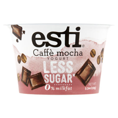 Esti Less Sugar Caffè Mocha Yogurt, 5.3 oz