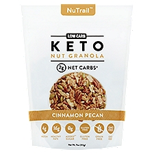 NuTrail Low Carb Keto Cinnamon Pecan Nut Granola, 11 oz