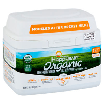 Happy baby organic infant hot sale formula