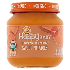 Happy Baby Organics Sweet Potatoes Stage 1, Baby Food, 4 Ounce