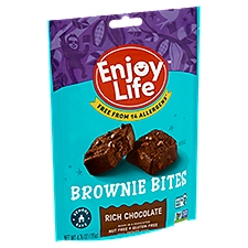 Enjoy Life Brownie Bites Rich Chocolate, 4.76 Ounce