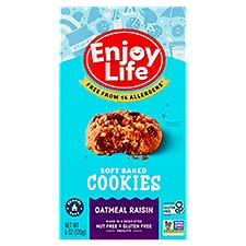 Enjoy Life Oatmeal Raisin Soft Baked Cookies, 6 oz