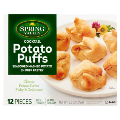 Spring Valley Cocktail Potato Puffs, 12 count, 9.6 oz, 8.4 oz - ShopRite