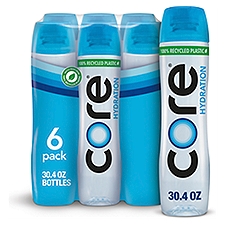 Core Hydration Perfectly Balanced Water 30.4 fl oz bottles, 6 pack, 182.4 Fluid ounce
