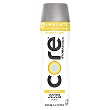 CORE Hydration+ Immunity, Lemon Extract Nutrient Enhanced Water, 23.9 Fl Oz Bottle, 23.9 Fluid ounce