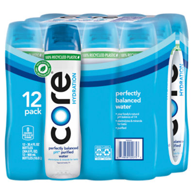 Core Hydration Perfectly Balanced Water - 12 pack, 30.40 fl oz bottles