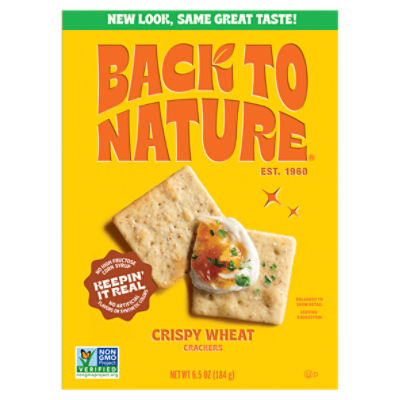 Back to Nature Crispy Wheat Crackers, 6.5 oz