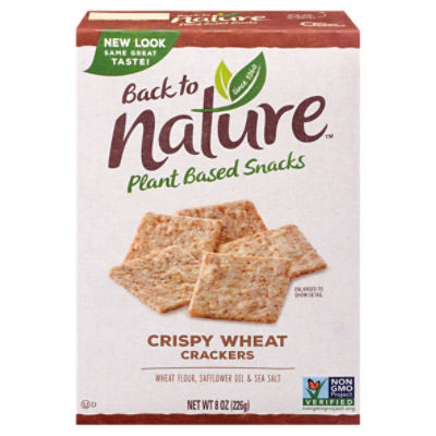 Back to Nature Crispy Wheat Crackers, 8 Ounce