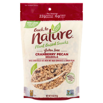 Back to Nature Gluten Free Cranberry Pecan Granola, 11 oz
