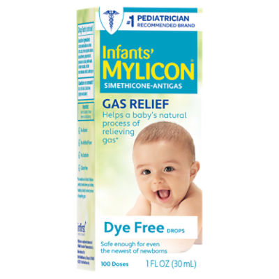 Mylicon Infants' Gas Relief Dye Free Drops, 1 fl oz