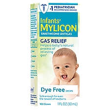 Mylicon Infants' Gas Relief Dye Free, Drops, 1 Fluid ounce