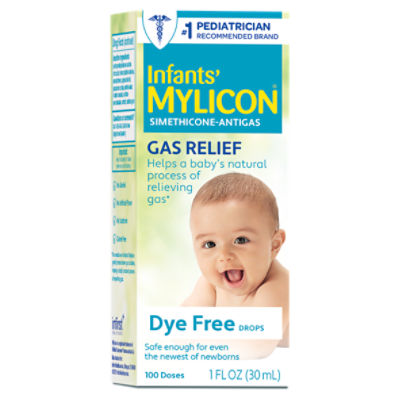 Mylicon Infants' Gas Relief Dye Free Drops, 1 fl oz