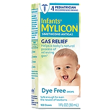 Mylicon Drops, Infants' Gas Relief Dye Free, 1 Fluid ounce