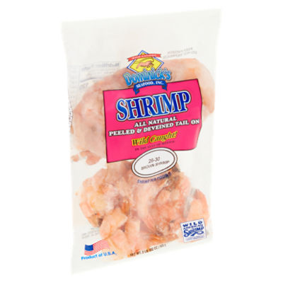 Dominick's Seafood Inc. Peeled & Deveined Tail On Shrimp, 32 oz