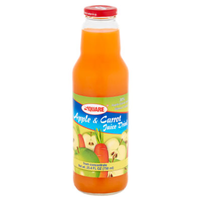 Square Apple & Carrot Juice Drink, 25.4 fl oz