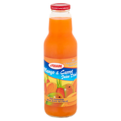 Square Mango & Carrot Juice Drink, 25.4 fl oz