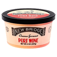New Bridge Port Wine Cheese Spread, 8 oz, 8 Ounce