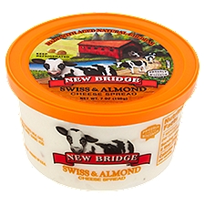 New Bridge Swiss & Almond Cheese Spread, 7 oz