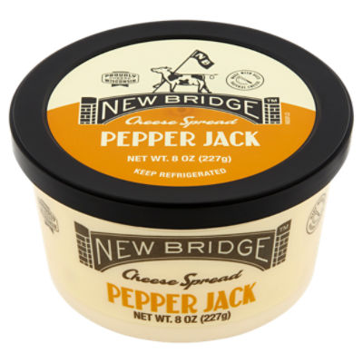New Bridge Pepper Jack Cheese Spread, 8 oz