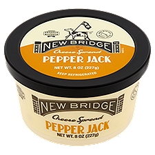 New Bridge Pepper Jack Cheese Spread, 8 oz