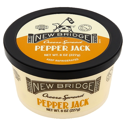 New Bridge Pepper Jack Cheese Spread, 8 oz
