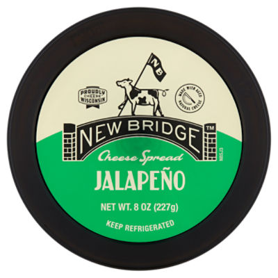 New Bridge Jalapeño Cheese Spread, 8 oz