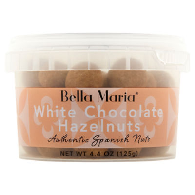 Bella Maria White Chocolate Hazelnuts, 4.4 oz