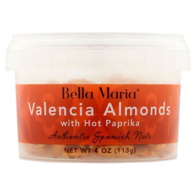 Bella Maria Valencia Almonds with Hot Paprika, 4 oz