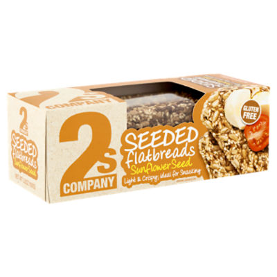 2s Company Sunflower Seed Seeded Flatbreads, 3.5 oz